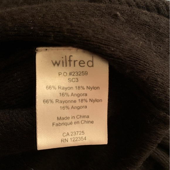 Aritzia Wilfred Angora Sweater Keyhole Back - Picture 6 of 6